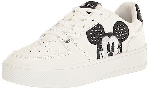 Desigual Damen Shoes_Fancy_Mickey Studs 1000 White, 39 EU