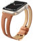 Tuocal Lederband Kompatibel mit Apple Watch Armband 42mm (Series 10) 41mm 40mm 38mm, Schlankes Weiches Echtleder Ersatzarmband für iWatch Series 10 9 8 7 6 5 4 3 2 1 SE Sport Edition Damen