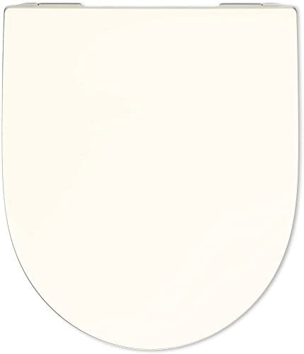 Saqu WC-Sitz 36,5x43,3 cm - Pergamon - Toilettendeckel mit Absenkautomatik, Klodeckel Toilettensitz