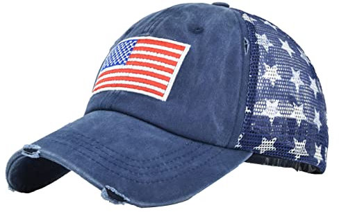 Men's Snapback Cap Embroidery Dad Hat with American Flag for Men and Women Verstellbar Usa Flagge Hip Hop Hut Baseball Cap American Flag