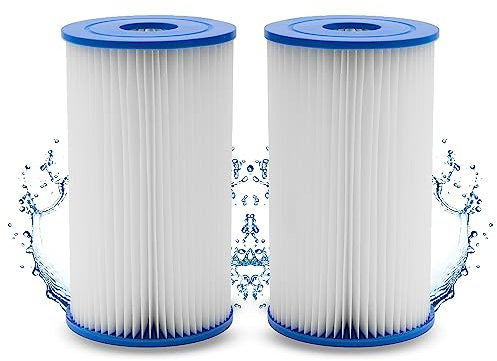 HAFIX® Poolfilter Pool Filter für Whirlpool Pool Gr. IV. Filterkartuschen Filter Kartuschenfilter für Poolpumpe Typ B. Filterkartusche für Swimmingpool. Papierfilter Cartridge Wasserfilter Pool 2 St.