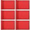 Oudain 6 Pcs Golf Flag Golf Target Flag with Tube Inserted Waterproof Putting Golf Flags 420D Nylon Mini Pin Flags for Yard Indoor Outdoor Backyard Garden Portable Golf Flag, 8 x 6 Inch (Red)
