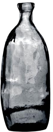NATURAL LIVING VASE LEA 13,6L Quarz AUS RECYCELTEM Glas Durchmesser 25CM X H51CM