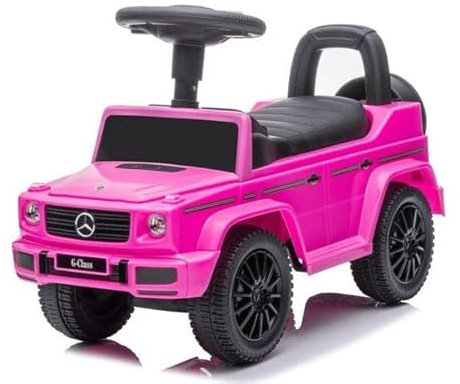 FINOOS Kinder Rutschauto Mercedes G350 - Lizenziert - Rutscher - Lauflernwagen - Lernspielzeug für Kinder Kinder von 12-36 Monaten (Rosa)