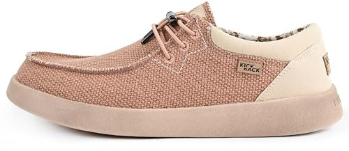 Kickback Haven Shoes - Mocassins pour Hommes - Couleur Rust - Chaussures légères à Lacets pour Hommes - Chaussures Confortables pour Hommes - Chaussures à Enfiler pour Hommes - Taille EU 40