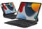 APPS2Car iPad Air Tastatur,Magic Keyboard für iPad Pro 11 Zoll (1.,2.,3.,4.Generation) und Air (4.,5.Generation),schwebender freitragender Ständer mit Trackpad-Tastatur Mit Tastaturbeleuchtung