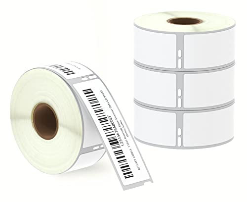 BETCKEY - 4 Rollen 99010 Selbstklebende Etiketten Kompatibel mit DYMO S0722370, 28mm x 89mm, 1400 Adressetiketten für LabelWriter 450, 4XL NICHT passend 550 oder 5XL