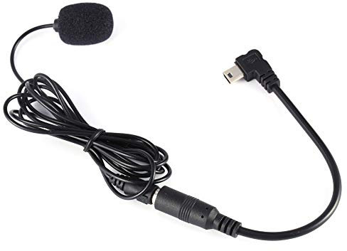 JTLB 3.5mm External Microphone Clip On Mic + Adapter Cable for GoPro Hero4 3/3+,Black