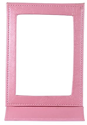 MAGICLULU Espejo de tocador portátil Vanity Mirror Espejos Maquillaje Espejo de baño Espejo de Maquillaje de Viaje Espejos portatiles Espejo de Maquillaje de pie de Escritorio Plegable Lupa