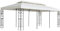 vidaXL Belvédère à Double Toit Blanc 6x3 m Acier, auvent, abri à baldaquin, abri, Tente événementielle, belvédère à baldaquin, belvédère de Camping