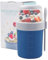 YOWOLF Müslibecher to Go, 2in1 Praktischer Joghurtbecher & Müslibecher für Picknick, Auslaufsicherer Joghurtbecher to Go Lunchpot mit Löffel, Salatbecher Yoghurt to Go mit Dressing Behälter, Blau