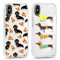 Xylota 2 Stück Transparent Handyhülle für iPhone X/iPhone XS 5,8 Hülle, Durchsichtig Case mit Muster Niedlich Hund Mädchen Schutzhülle, Weich Silikon Dünn TPU Bumper Stoßfeste Cover für iPhone X