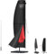 LAMUNI Housse de Protection Parasol Déporté Housse Parasol Exterieur Housse de Parasol avec Tige Grande Couverture de Parasol Imperméable Housses pour Parasols de Jardin Droit Ø 300cm, 220x40/70/50cm