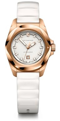 Victorinox Damen Armbanduhr I.N.O.X. Small Ø 32 mm, Roségold/Weiß