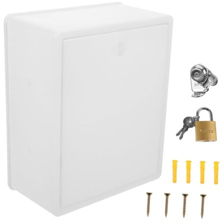 Zerodeko Milk Doorstep Box Mini Milk Bottles Storage Plastic Crate Lock for Outdoor