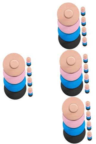 FRCOLOR 4 Sätze Sensorpatch Selbstklebende Sensorabdeckungen Runde Sensoraufkleber Sensor-klebepflaster Sportsensor-patches Sensorabdeckungsflicken Flecken Elastischer Stoff 20 Stück * 4