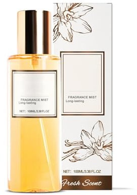 Bodyspray Damen,Duftspray Body Mist Befeuchtet Die Haut,Vanille Parfüm,Langanhaltender Duft Körperspray Damen,Body und Haar Spray Frauen,Frischer und Milder,Parfum Geeignet Für Alle Frauen (Vanille)