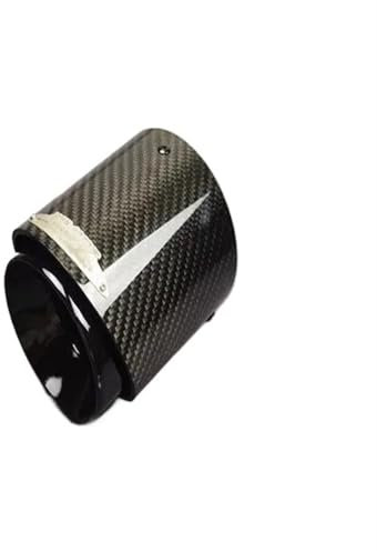 ZSHYTWE Auspuffblenden 1 Stück Für Mini Für Cooper Für F54 F55 F56 F57 R60 R61 Für F60 R55 R56 R57 R58 R59 S JCW Carbon Auspuffrohr Auto Zubehör(Black Inlet 85 mm105)
