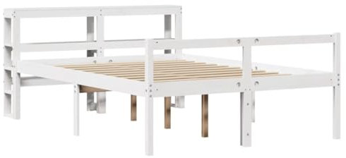 Generisch Kangmusi Seniorenbett mit Kopfteil ohne Matratze 135x190 cm, 3305856