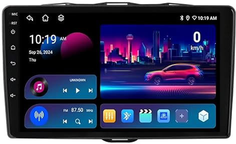 LOVVEEUV Android 15 Car Multimedia Radio 9 Zoll Navigations GPS Autoradio Für Alfa Romeo Giulietta 2015-2018, Carplay Player Navigations GPS Radio-Videoempfänger Bluetooth Lenkradsteuerung