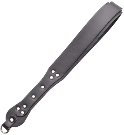KESOTO Látigo de Entrenamiento para Montar, Accesorio Funcional de Cuero Sintético, Negro