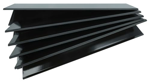vhbw 5X Aromaschienen Ersatz für Weber 7636 für Gasgrill, Grill - porzellanemaillierter Stahl, 39 cm Länge