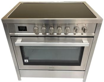 SOLTHERMIC VTI90AINOX INDUCCION CON HORNO ELECTRICO PANORAMICO/ANCHO 90 CMS / 5 FUEGOS CON ENCENDIDO AUTOMATICO/HORNO MULTIFUNCION 96 L. / ALTA GAMA