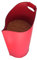 SAPEL: borsa in cuoio porta pellet, in cuoio rigenerato colore Rosso.