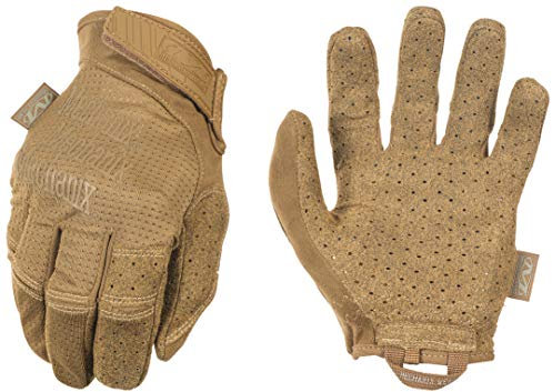 Mechanix Wear: Taktische Specialty Vent-Taktikhandschuhe, berührungsempfindlich, hohe Fingerfertigkeit, Handschuhe für Airsoft, Paintball und Feldarbeit, Arbeitshandschuhe für Männer (braun, klein)