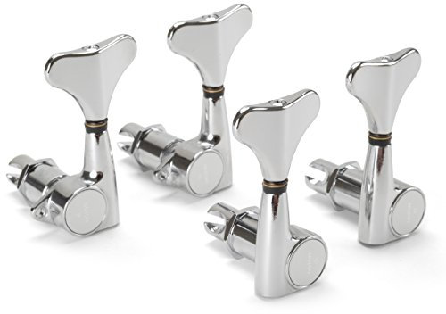 Gotoh Stimmgerät für Bassgitarre, 2L+2R Set, Chrom