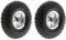 MasterPart Pneumatic 10 Sack Truck Wheelbarrow Tyres Trolley Wheel Cart Tyre Wheels - 2 Pack