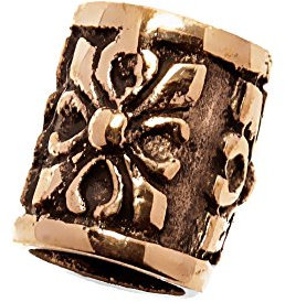 NKlaus Haar Bartschmuck FINN Ritterkreuz Bronze 7668
