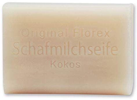 Florex Schafmilchseife - Kokos - hochwertige Seife mit exotischem Duft verwöhnt die Haut 100 g