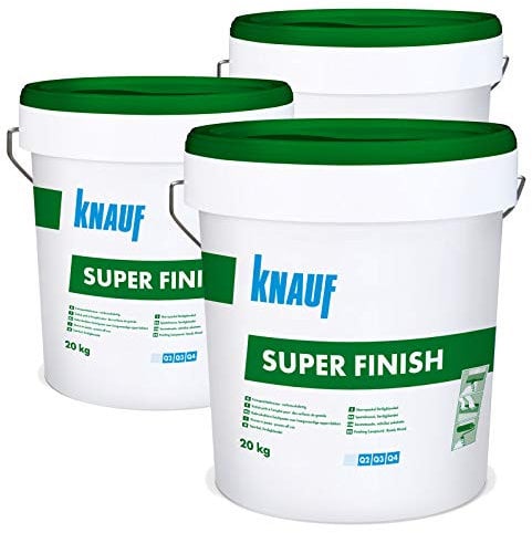 3x KNAUF Sheetrock Super Finish Feinspachtelmasse