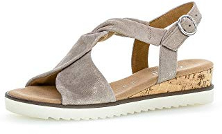 Gabor Rich Womens Sandals 4 UK Muschel Metallic