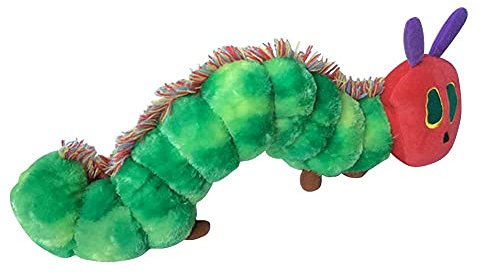 Herbests 40cm Kleine Raupe Nimmersatt Plüschtiere Weiche Raupen Kuscheltier Spielfigur Plüsch Kuschelkissen Gefüllte Tiergeschenke Tolles Geschenk für Jungen Und Mädchen Zum Fantasievollen Spielen