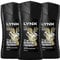 3 Pack of Lynx 12 Hour Refreshing Fragrance Gold Oud Wood and Vanilla Body wash with Plant-based Moisturisers & Dual Action Power, Keep Smelling Irresistible!