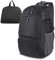 Dewellyoo Leichter Wanderrucksack, faltbar Wandern Reisen Multifunktionale Camping Trekking Rucksack Radfahren Klettern Bergsteiger Outdoor Sport Daypack Tasche für Männer Frauen (Schwarz)
