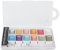 Nail Art Pulver, Nagel-Aquarell-Pigment, stark tönendes Nagel-Aquarell-Farbset für Stein für Stoff für Nagelkünstler für Holz für Nagelkunst und Nageldesign Starter
