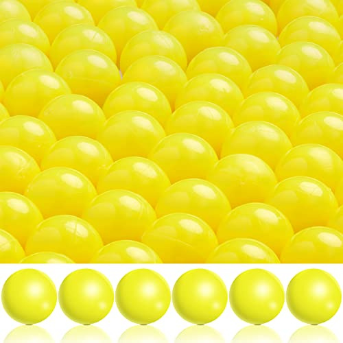 Pack of 150 68 Kal Paintballs Solid Balls 68 Breaker Balls Hard Nylon Paintball for Shooting Training Exercise (Yellow)