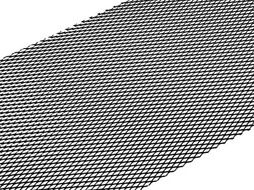 RECAMBO Rejilla de aluminio para tuning, rejilla de aluminio, 33 x 100 cm, color negro