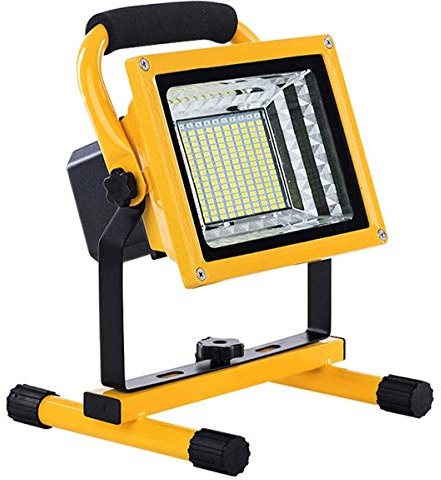 GELISURE Lampe de Travail LED Rechargeable, 800W 9000lm, Projecteur Portable sans Fil, avec Télécommande, Batterie Intégrée 15600 Mah, 6 Modes Dimmable, Projecteur pour Camping, Pêche, mais