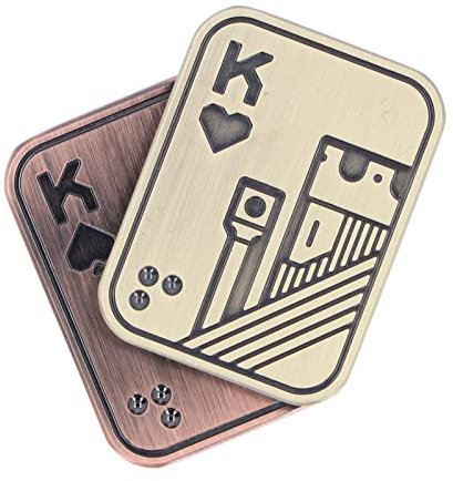 Folanda Fidget Slider Toy, Metal Poker Fidget Slider EDC Adult Fidget Toys, ADHD Autismo Sensorial Toys, Ansiedad Stress Relief Toys, Office Desk Toys, Gifts For Boyfriend and Father