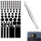 TUKNN Abdunklungsfolie,Lichtdimmer Folie Selbstklebend,Lichtdimmer Folie Dimmt,Black Out-Edition,Lichtdimmer Sheets,LED Abdunkeln Folie,Dimming Sticker,Halb-Blackout,Für Alarmuhren,Elektronikgeräten