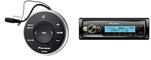 Pioneer CD-ME300 Wetterfeste Outdoor Kabelfernbedienung, Allwettertaugliche Fernbedienung für den Outdooreinsatz auf Booten, an Wohnmobilen oder im Außenbereich & MVH-MS510BT Marine, 1026048, bunt