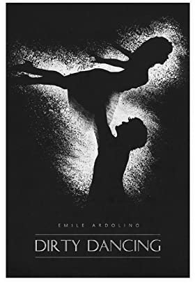 HDTS Klassisches Filmposter Dirty Dancing, 2, Leinwand, Poster, Schlafzimmer, Dekoration, Sport, Landschaft, Büro, Raumdekoration, Geschenkrahmen: 30 x 45 cm