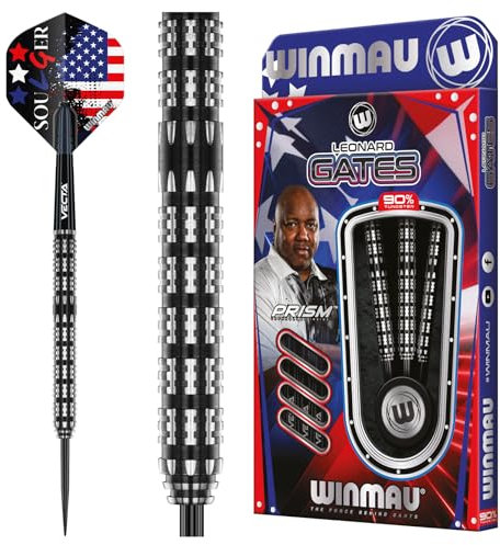 WINMAU Leonard Gates 90% - Steeldarts 24 Gramm