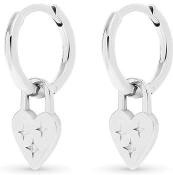 Guido Maria Kretschmer Damen-Ohrhänger 925er Silber 2 Diamant One Size, Silber 32025498