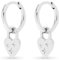 Guido Maria Kretschmer Damen-Ohrhänger 925er Silber 2 Diamant One Size, Silber 32025498