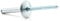 Hippo Hardware (4.8mm X 22mm) Extra Large Flange Head Pop Rivets Open End Blind Aluminium Body Steel Mandrel (Pack of 5)